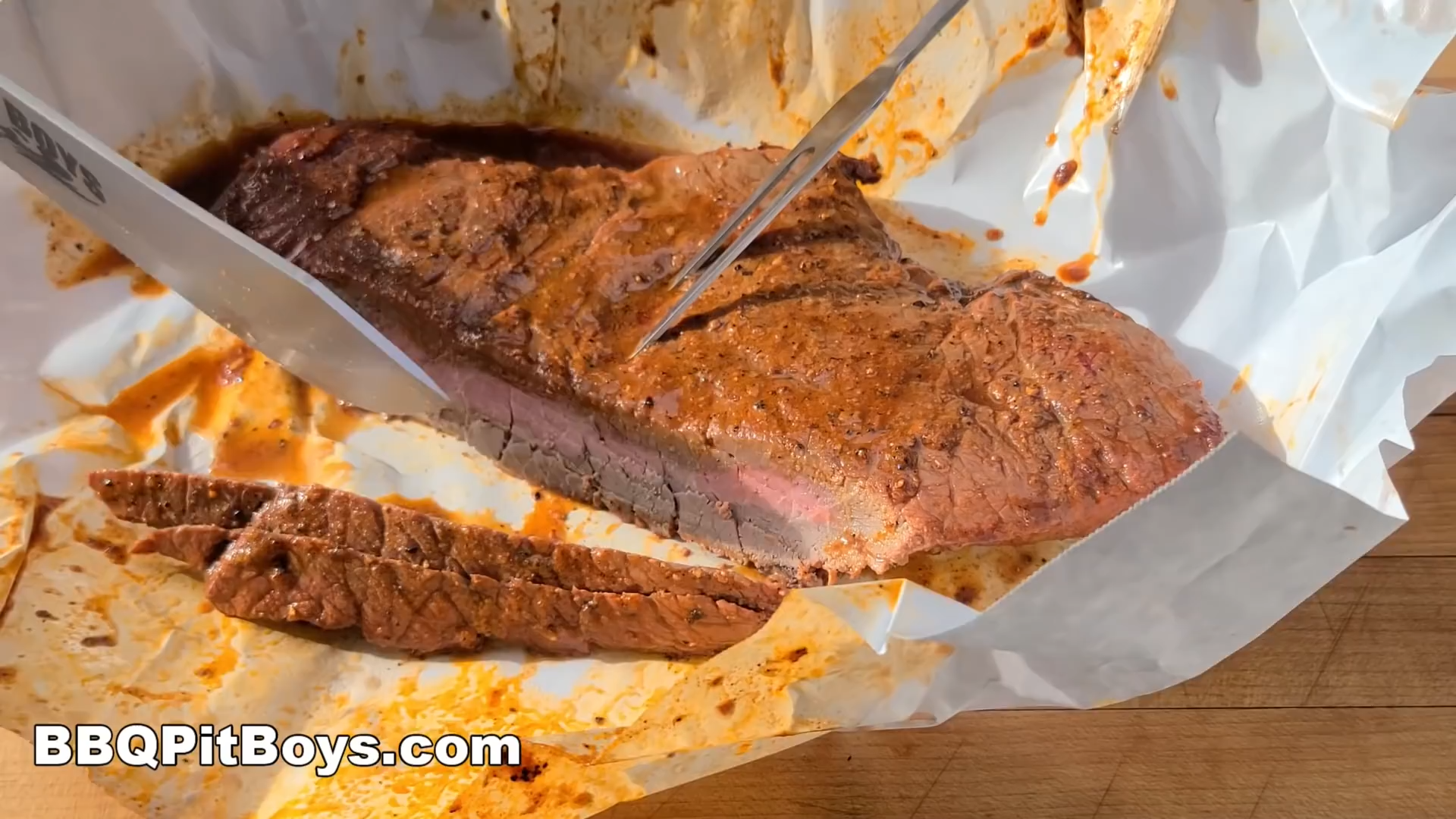 Big Texan steak gets a two-day marinade before grilling