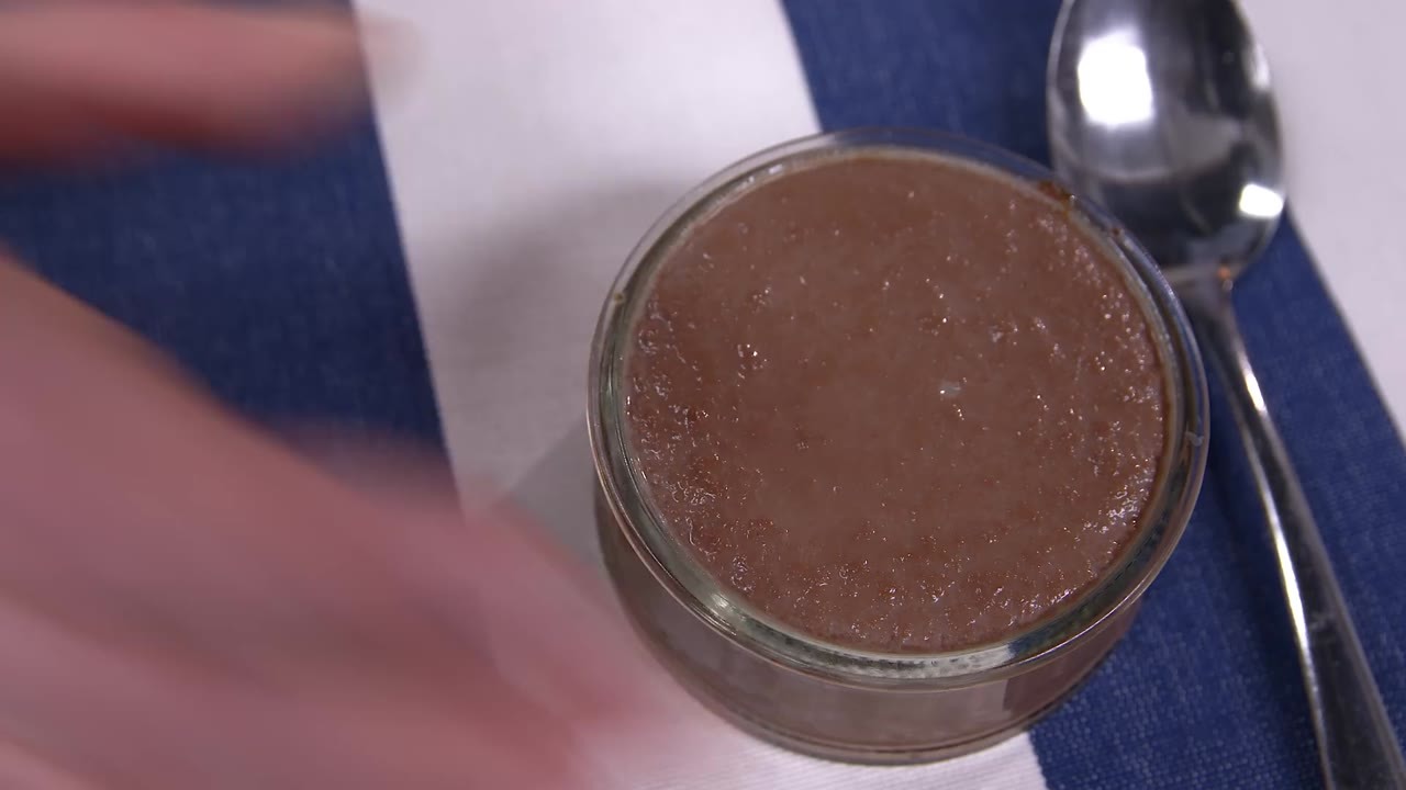 Glen makes chocolate cream from the Home Cookbook and finds a grainy ...