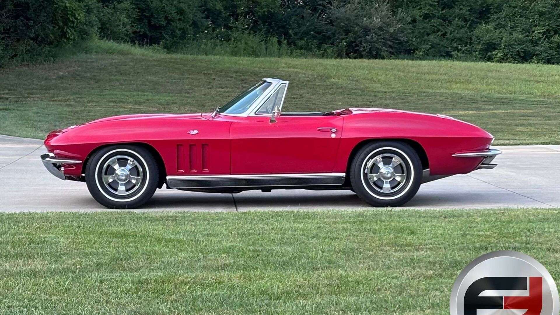 Freije & Freije Auctioneers offers an original red 1966 Corvette ...