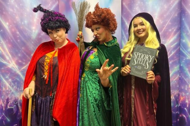 Three mischievous witches set to cast a spell on Glasgow shopping centre