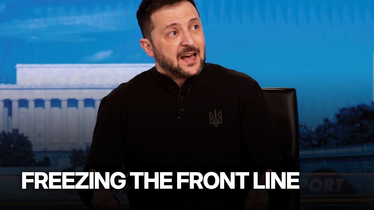 Zelenskyy: Ukraine's ready to stop fighting along the front line
