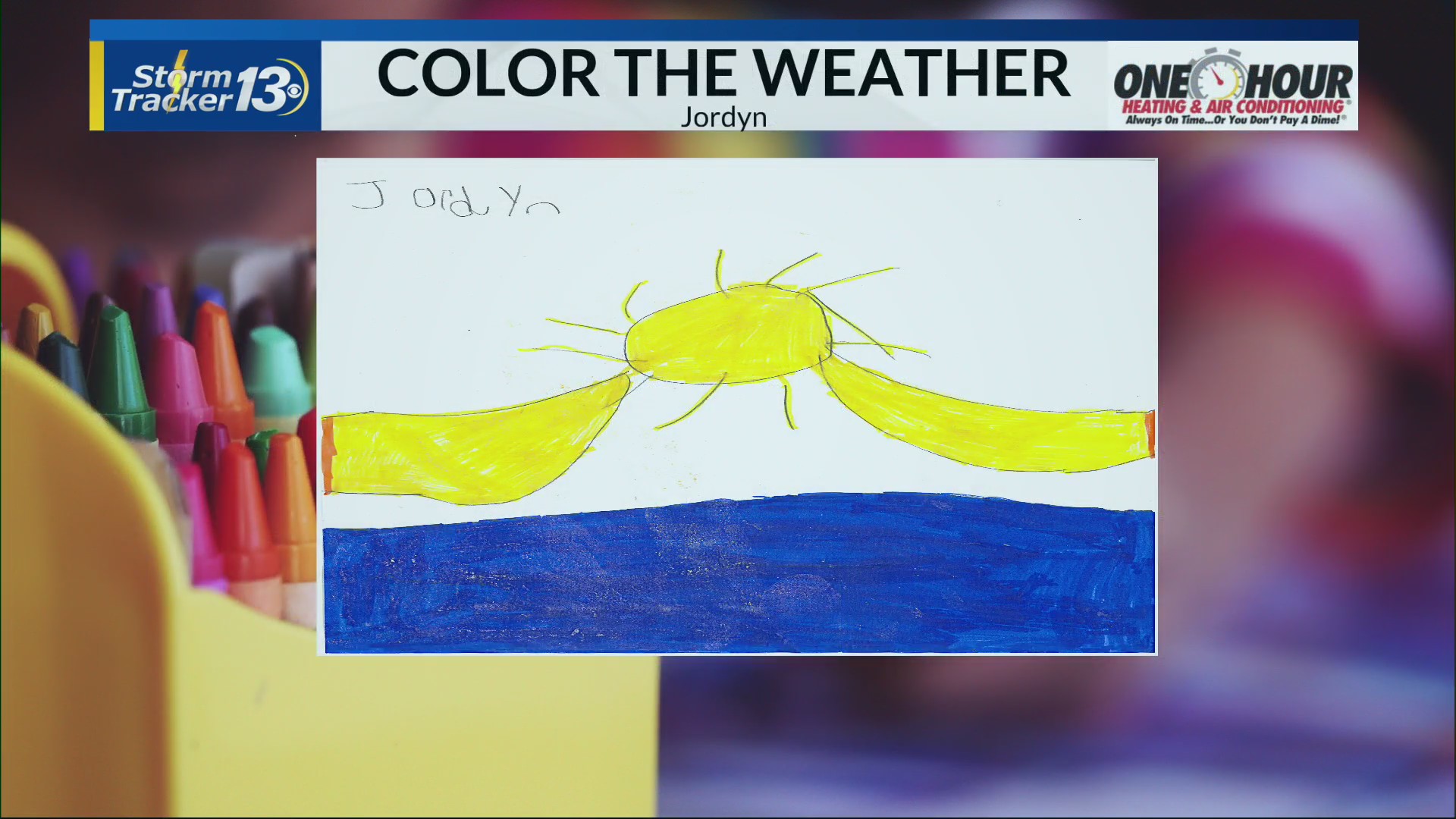 Color the weather: Jordyn