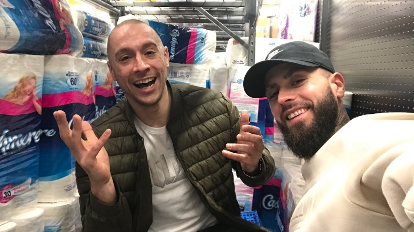We built a secret fort inside Walmart and things got unexpected