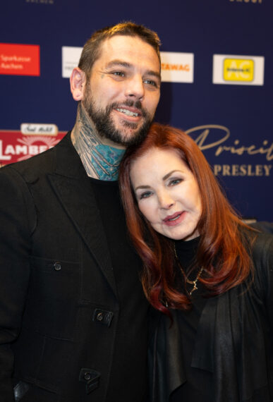 Priscilla Presley introduces rarely-seen son Navarone at Elvis event