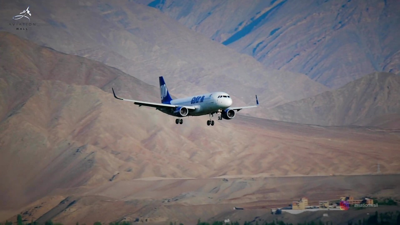 Throwback to aircraft landings at Leh Airport between the mountains