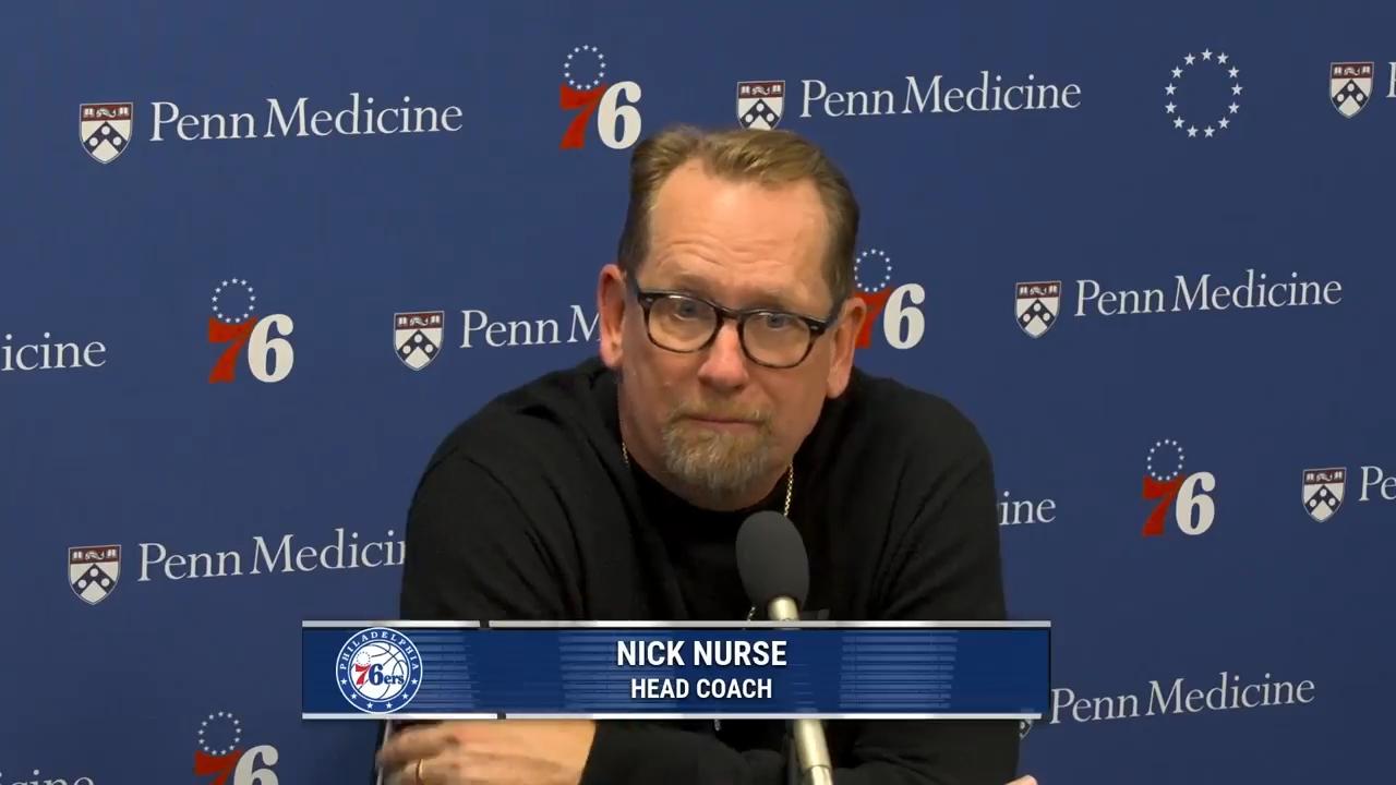 Our focus has been really good - Sixers boss Nurse on opening win over ...
