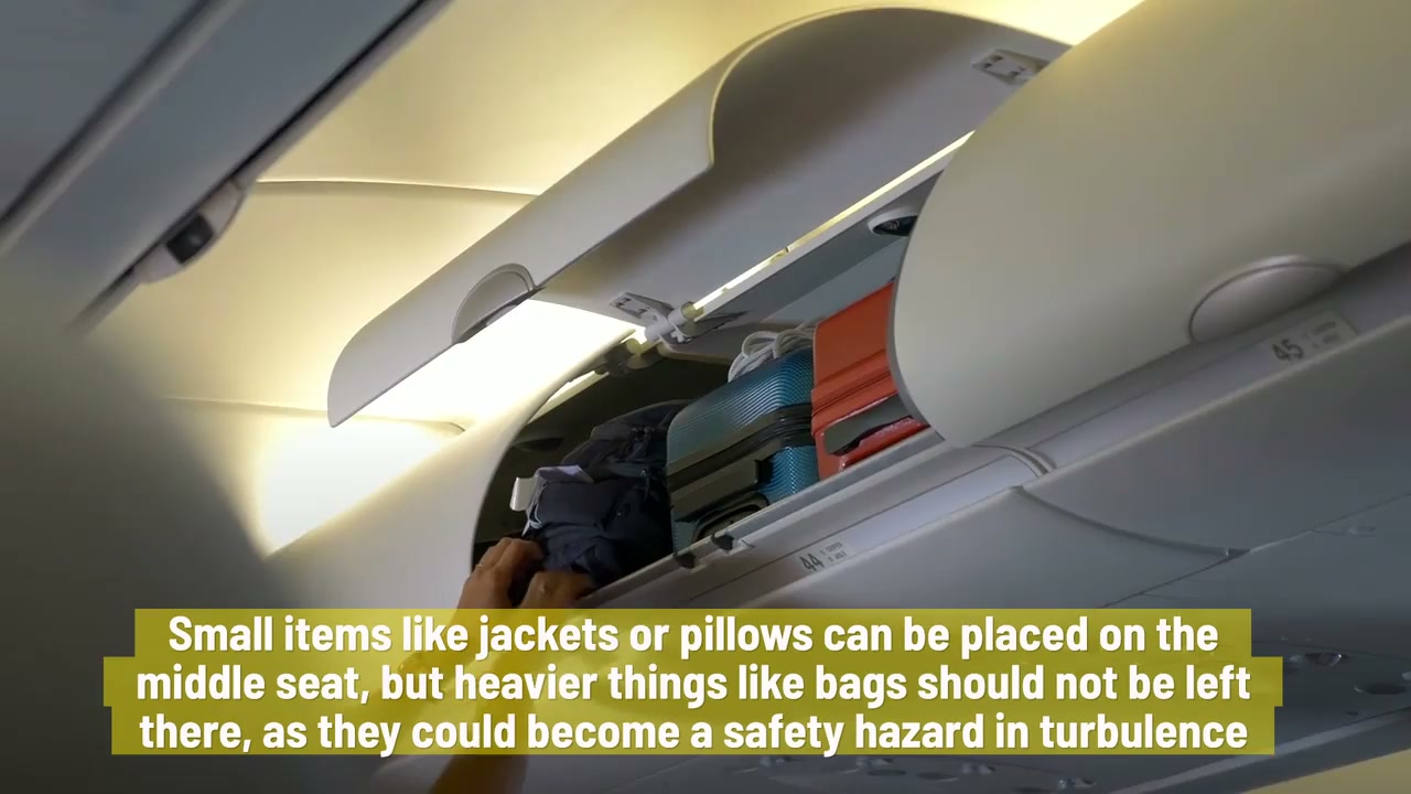 The unwritten rules of empty middle seats on flights