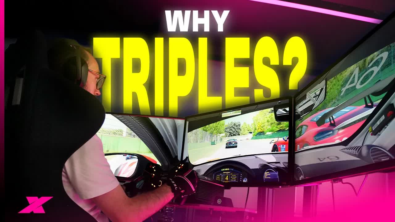 The benefits of triple screen sim racing