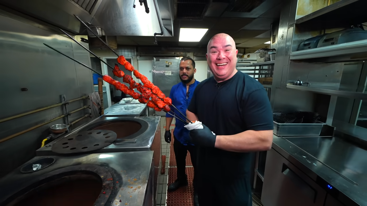 An Indian chef teaches me how to make butter chicken and fresh naan