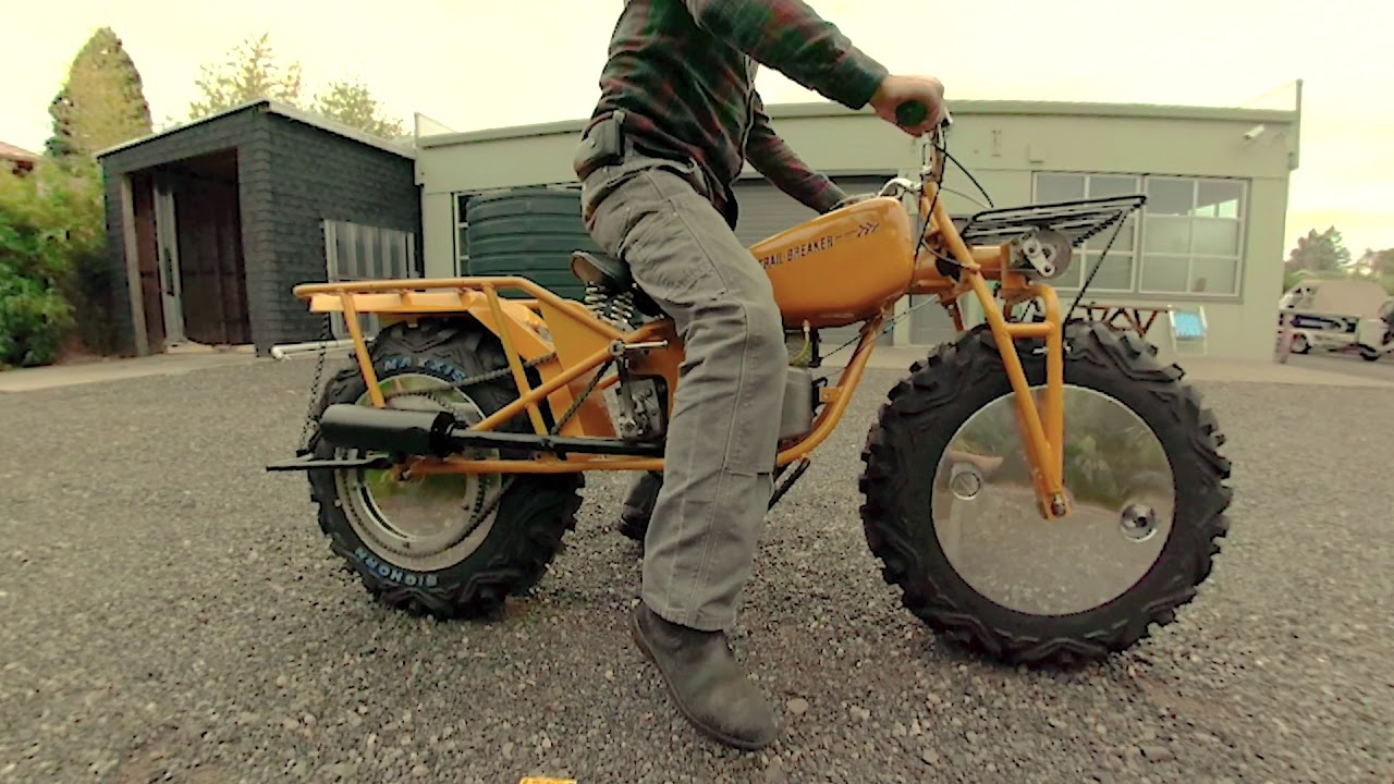 Rokon Trailbreaker vintage motorcycle and its unique design