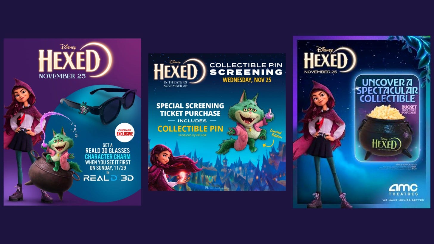 Disney’s Hexed gets a cauldron popcorn bucket at 4 theater chains