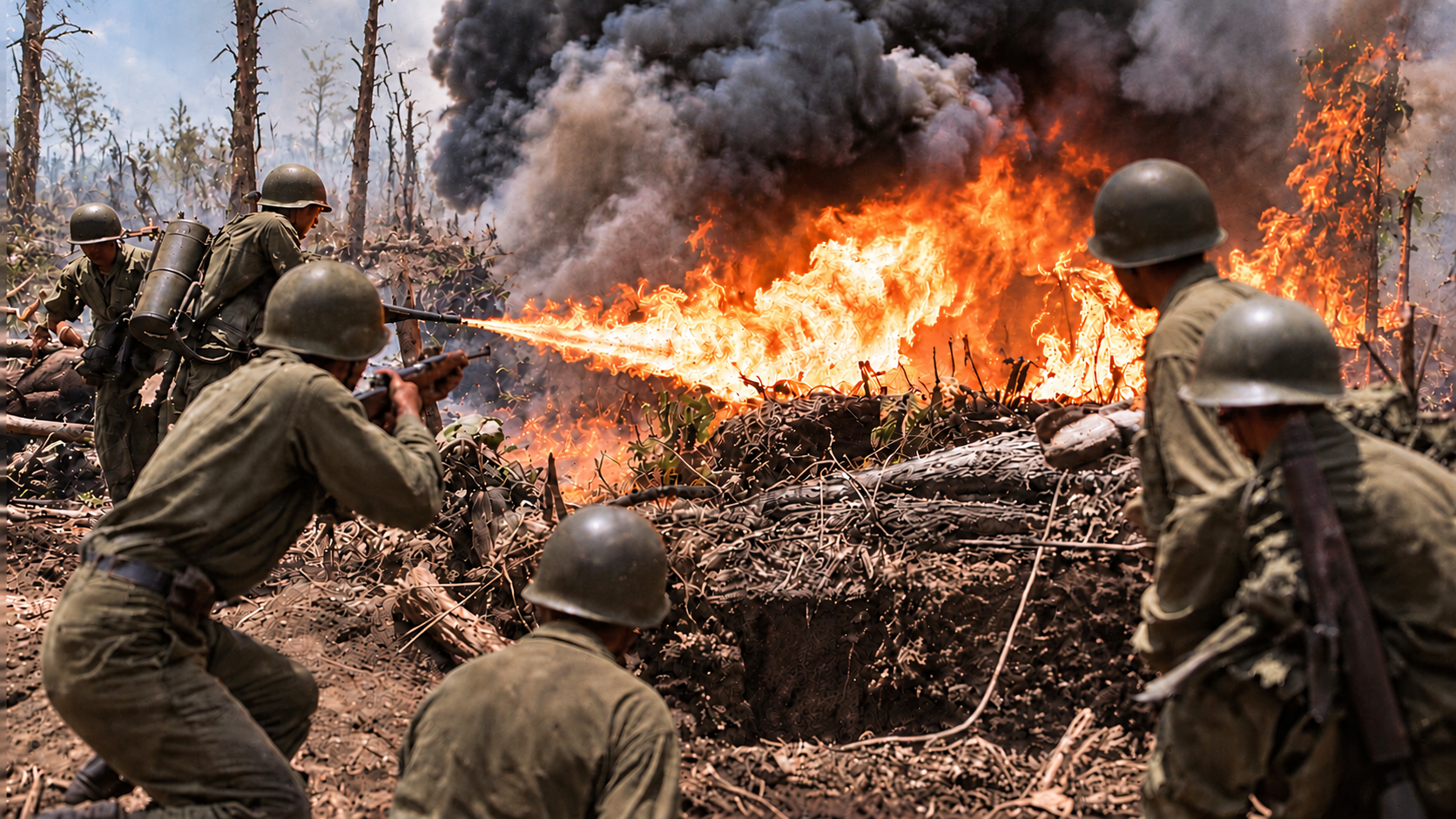 Allied snipers targeted German flamethrower troops in WWI, turning them ...