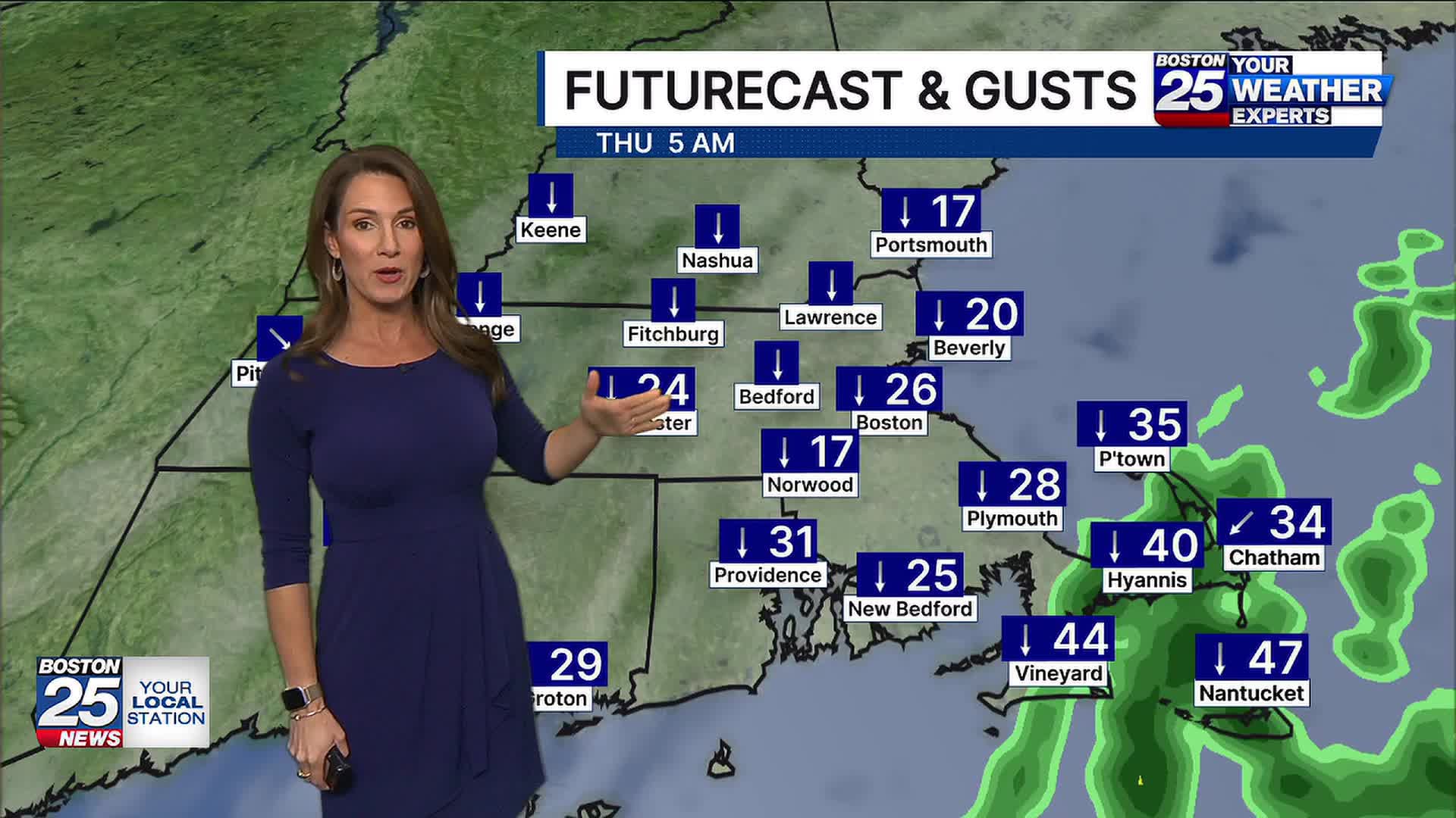 Distant nor'easter this week bringing strong winds to the Cape