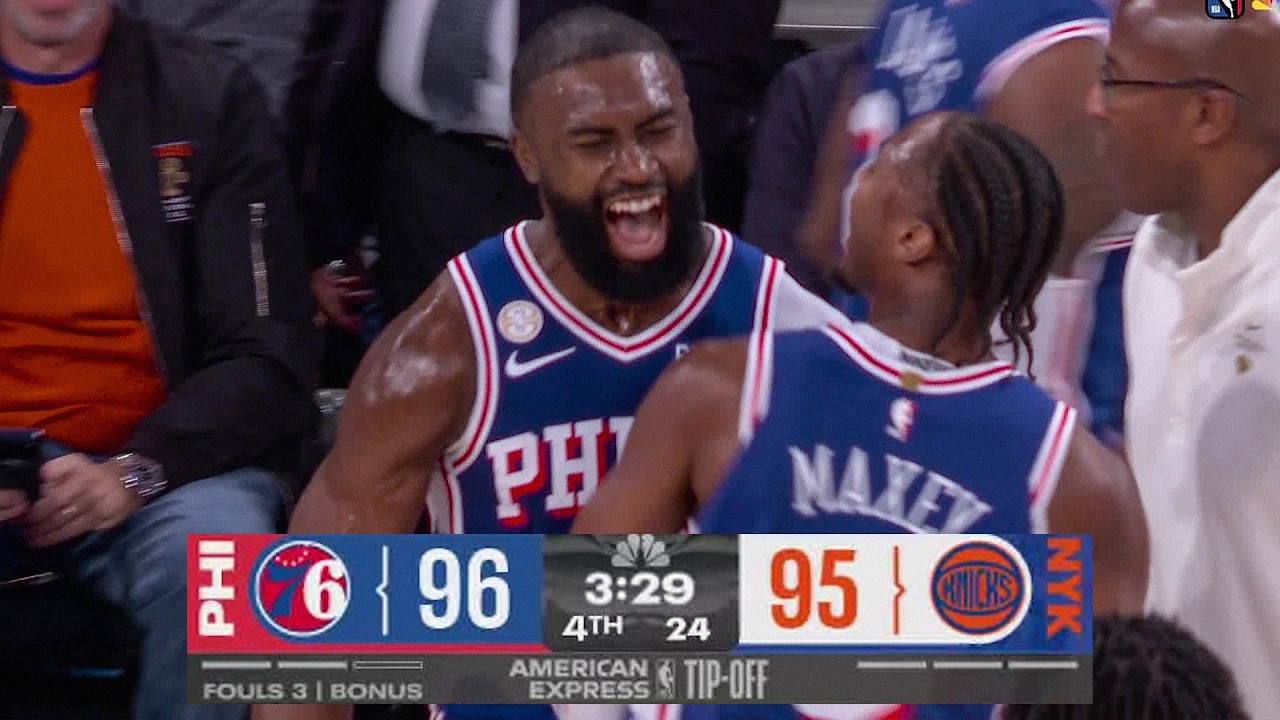 Tyrese Maxey fait plier les Knicks, Philadelphia démarre la saison par ...