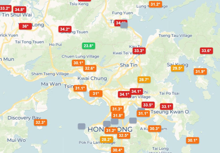 Hong Kong bakes in record October heat as latest-ever very hot weather ...