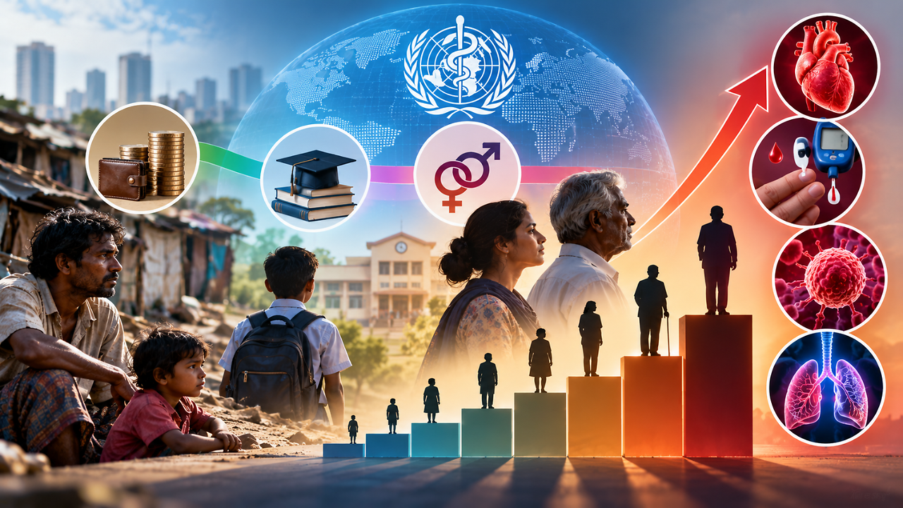 WHO's health inequality report shows how income, education and gender ...