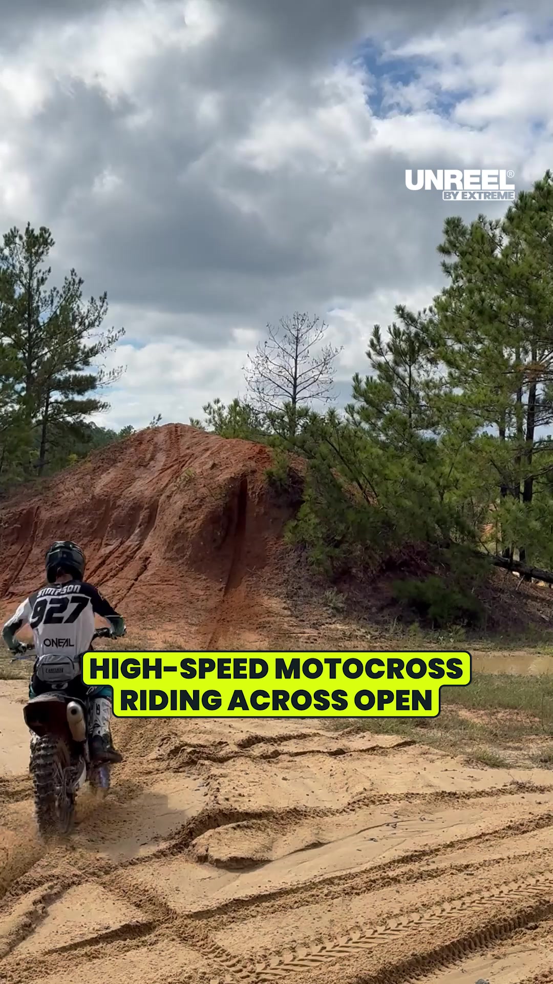 FMX sand hill jump: High-speed dirt bike launch & epic landing | UNREEL ...