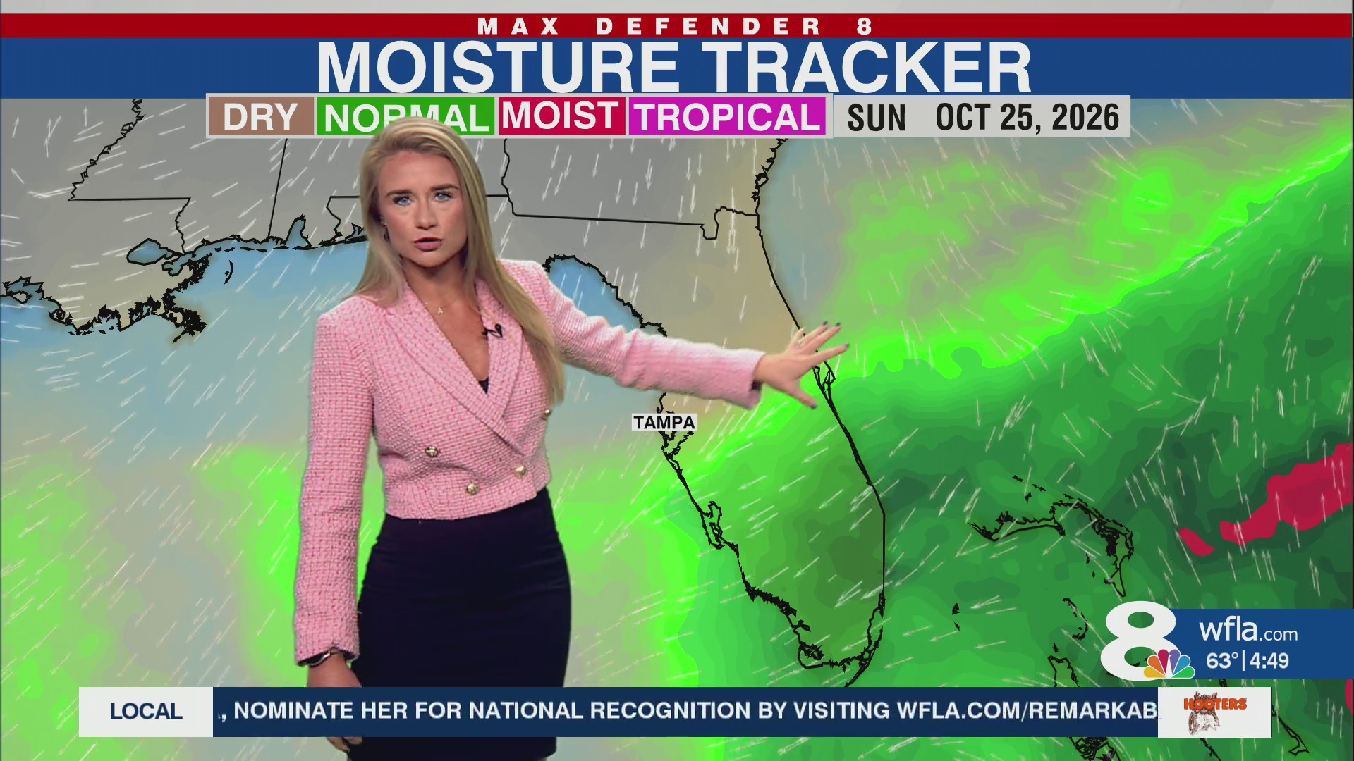 Wednesday Tampa forecast | Max Defender 8
