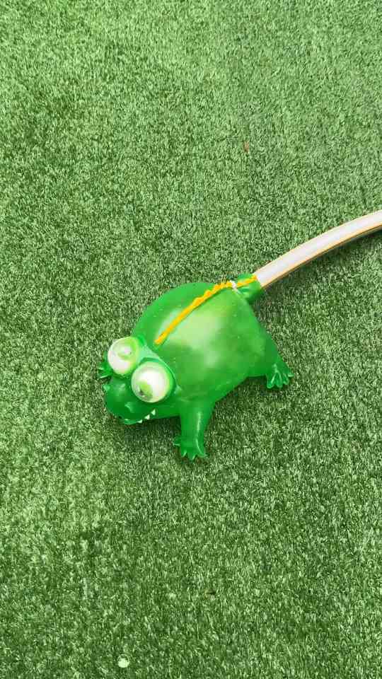 Colorful inflatable toys take on extreme water pressure