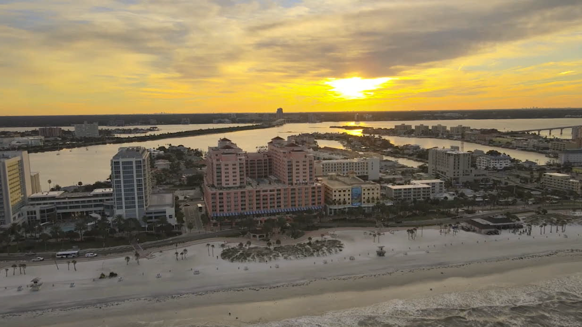 Exploring spring break destinations from a bird's-eye view