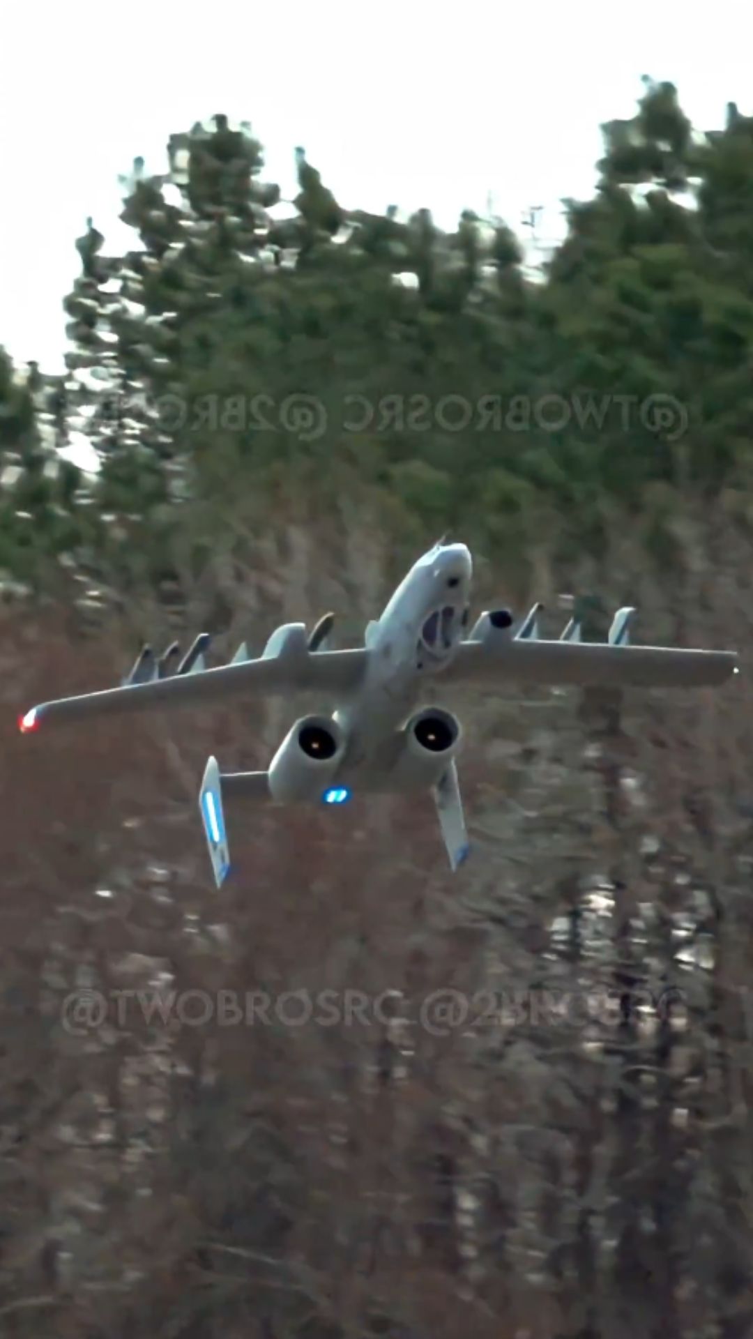 A10 Warthog RC flight showcases impressive high alpha control