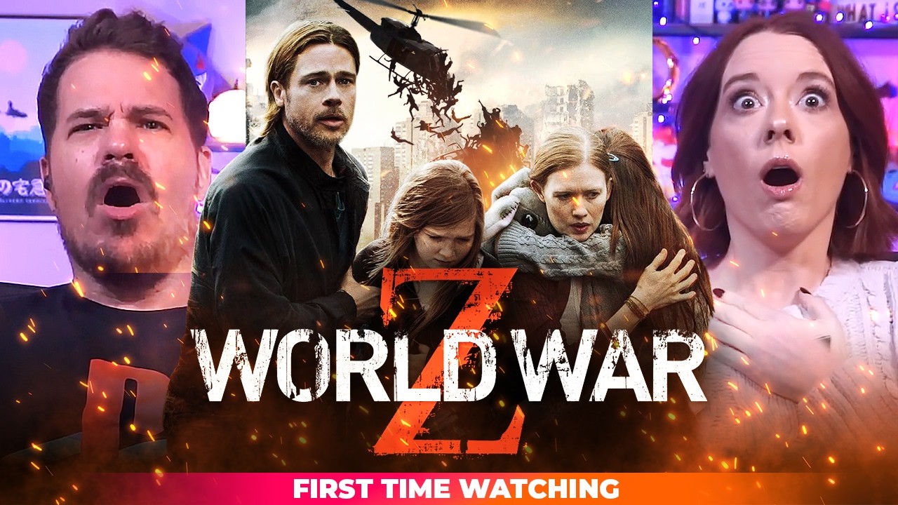 World War Z first time watching reaction, these zombies are faster than ...
