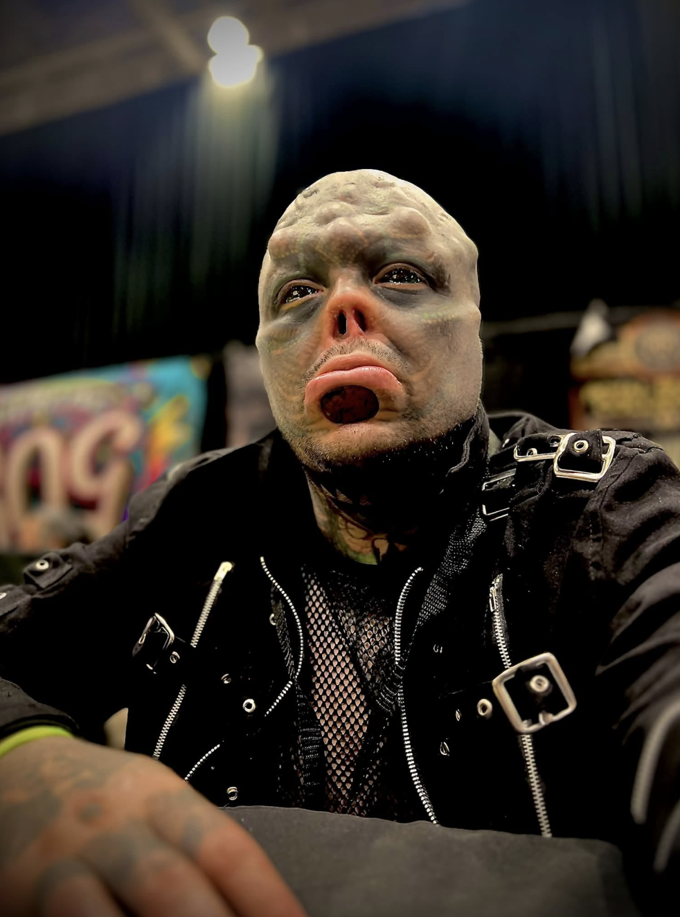 Chef is trying to turn into 'Amphibian Man' – removes nose and fingers