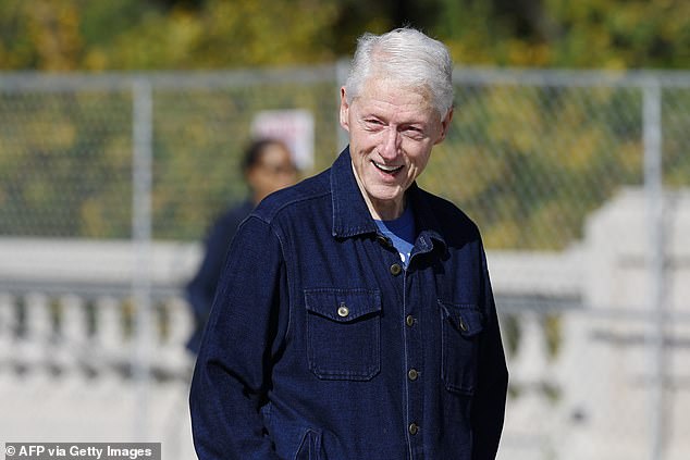 Bill Clinton, 80, looks frail during very rare public appearance
