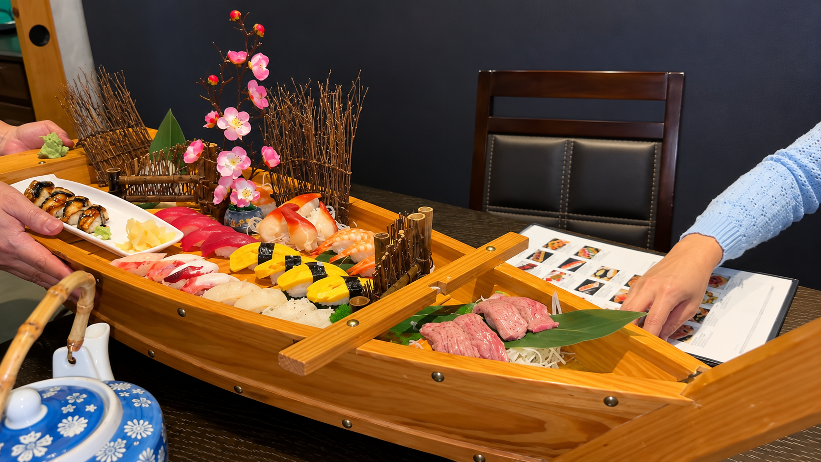 Exploring Texas buffets with fresh sushi, smoked meats, and Italian food