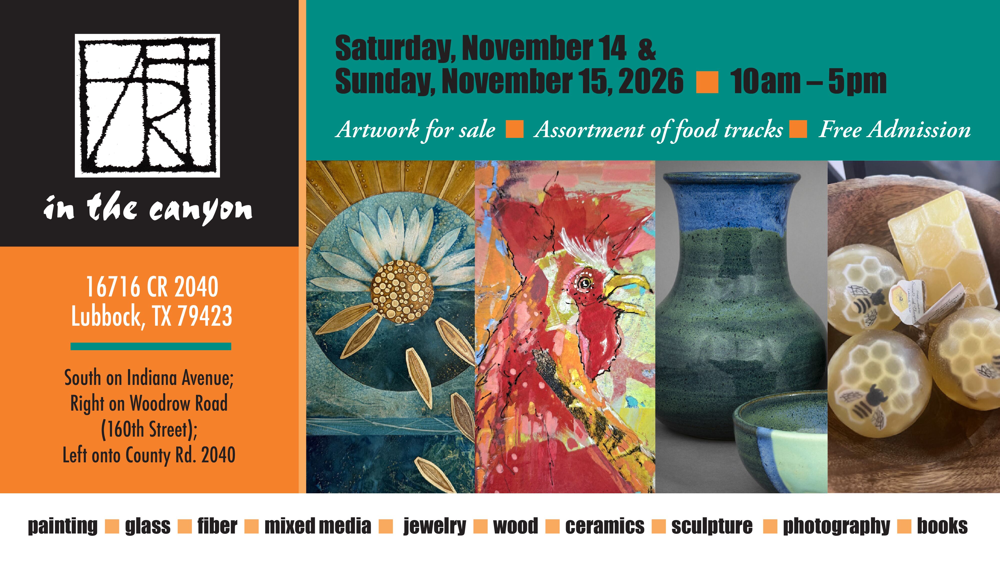 Artists, makers to showcase work at Art in the Canyon November 14-15