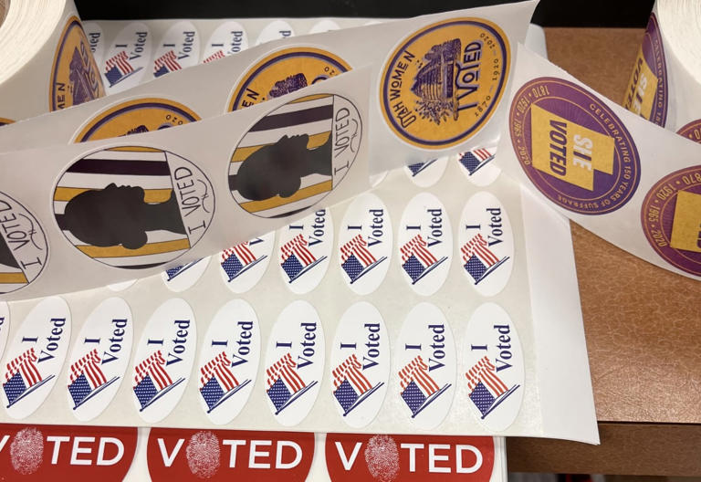 A bucking bronco. A spotted cow. A cross-stitch temple. Utah’s 'I Voted ...
