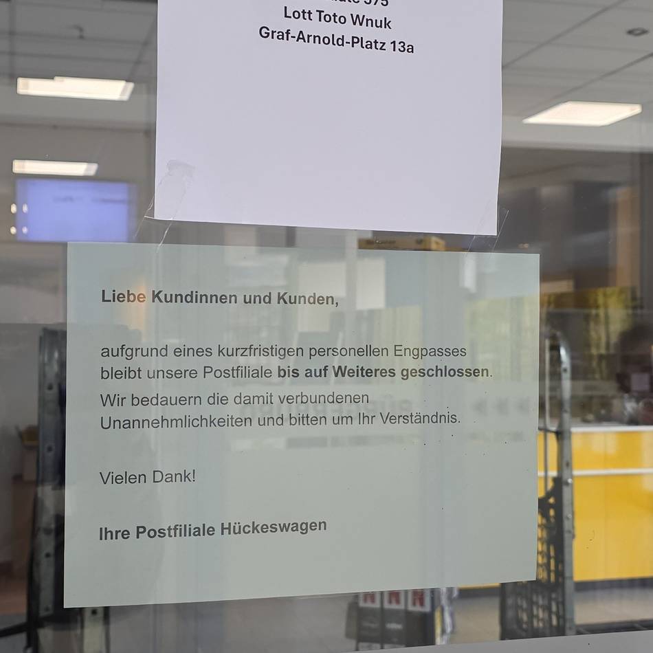 Post am Bahnhofplatz vorerst zu – die Alternativen