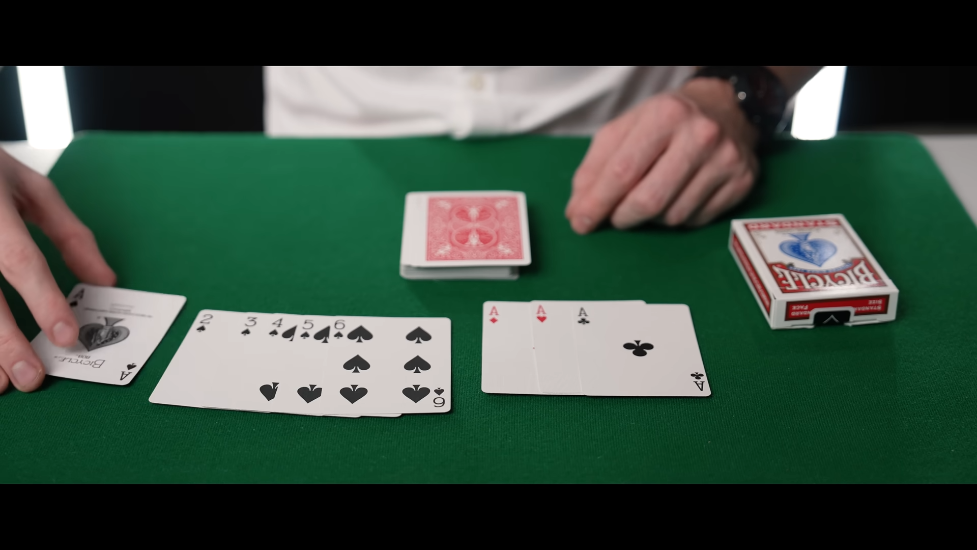 Oscar Owen teaches a self-working card trick with no sleight of hand