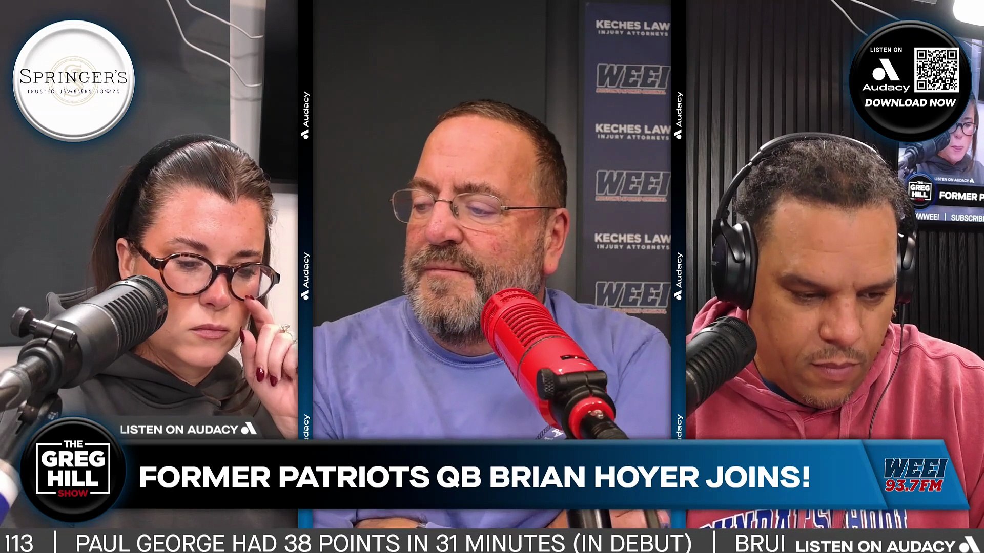Former Patriots QB Brian Hoyer joins! He knows exactly how to talk to ...