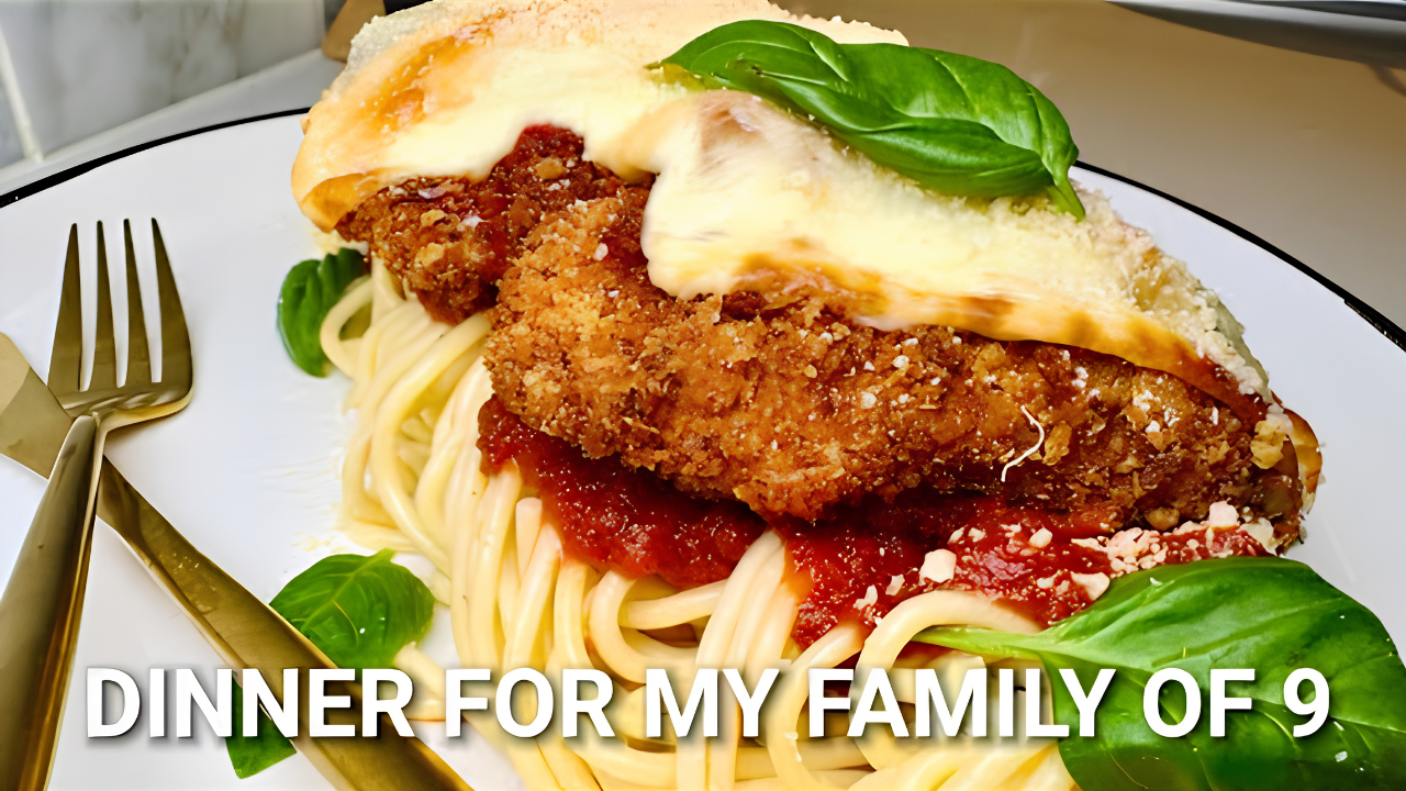 How to make quick chicken parmigiana for a large family