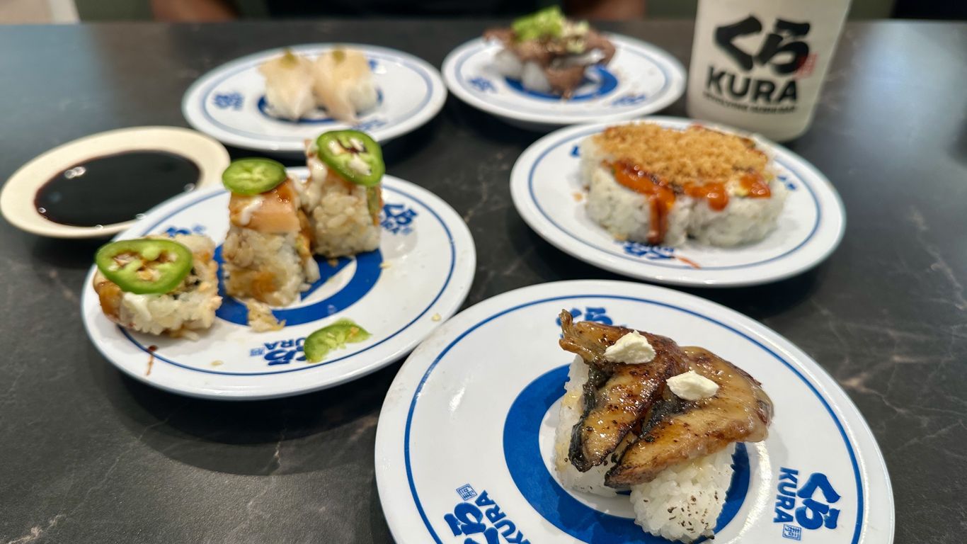 Kura Revolving Sushi opening soon at Jordan Creek mall