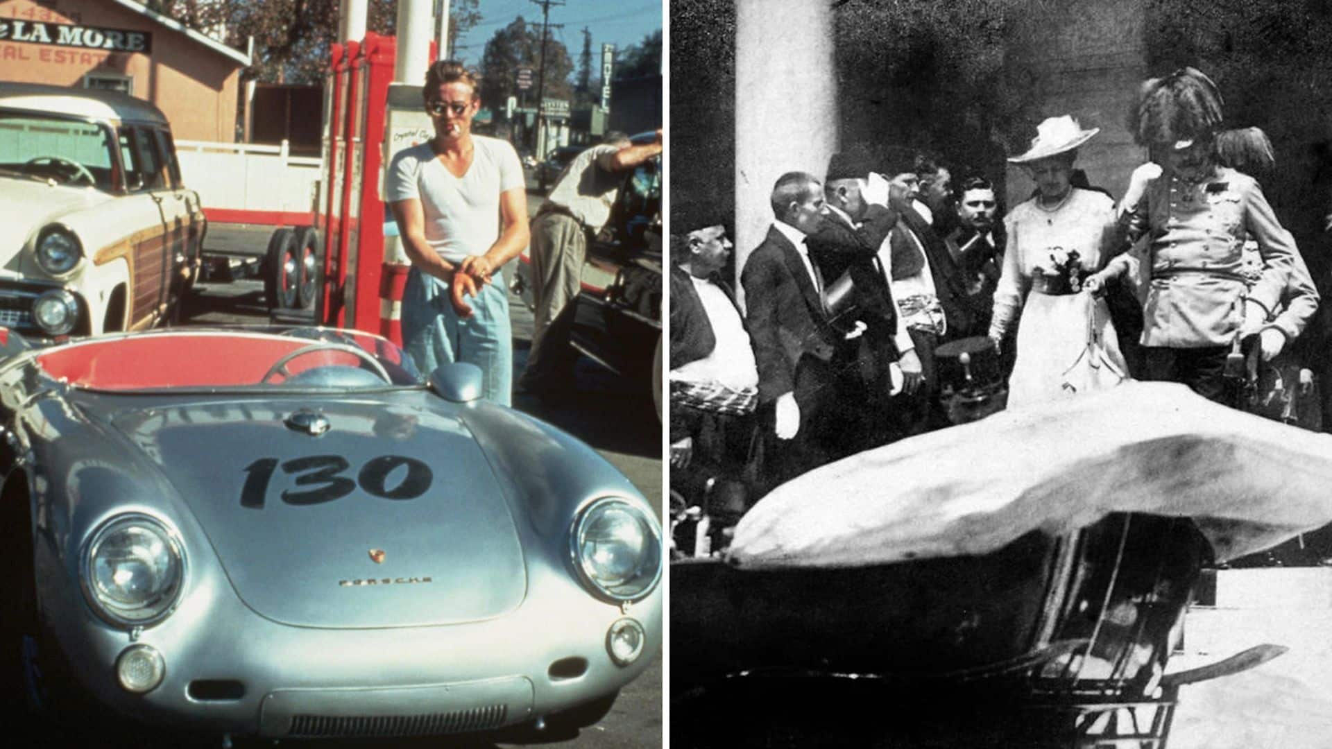 Normal-looking photos taken right before historical events
