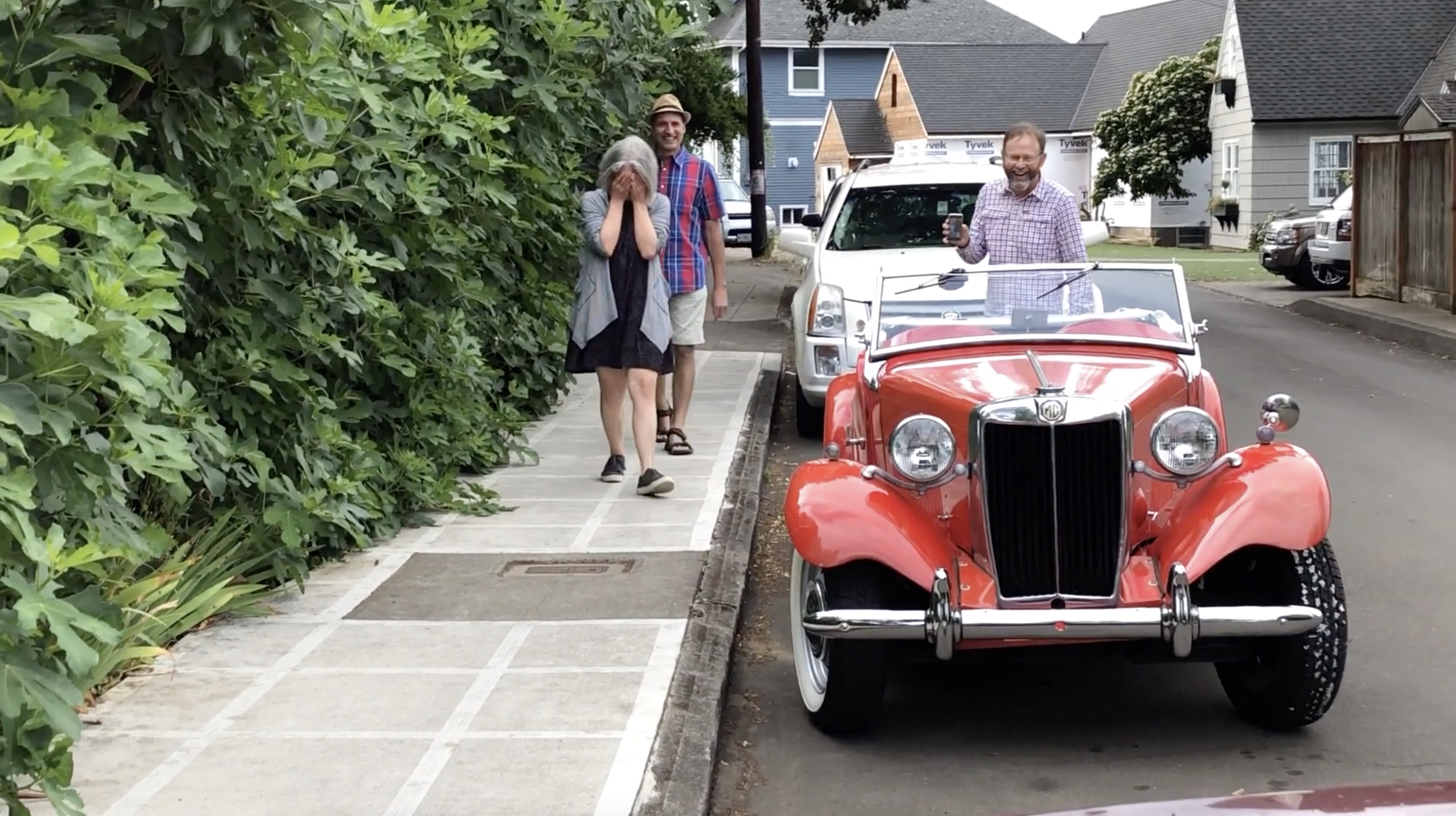 Husband spends 3 years restoring sports car that belonged to wife's mom ...