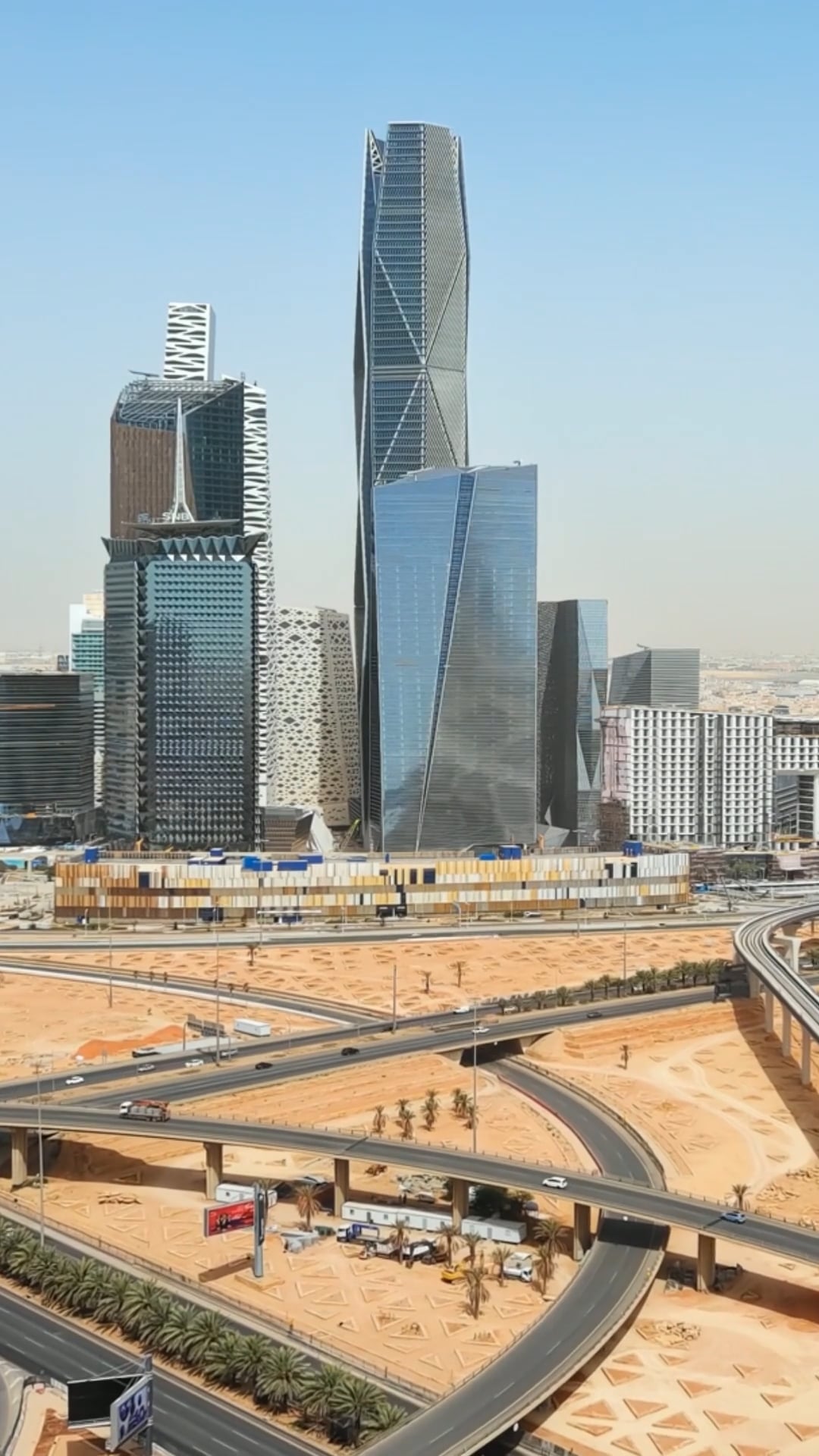 Riyadh Saudi Arabia: Drone views of the kingdom's financial capital