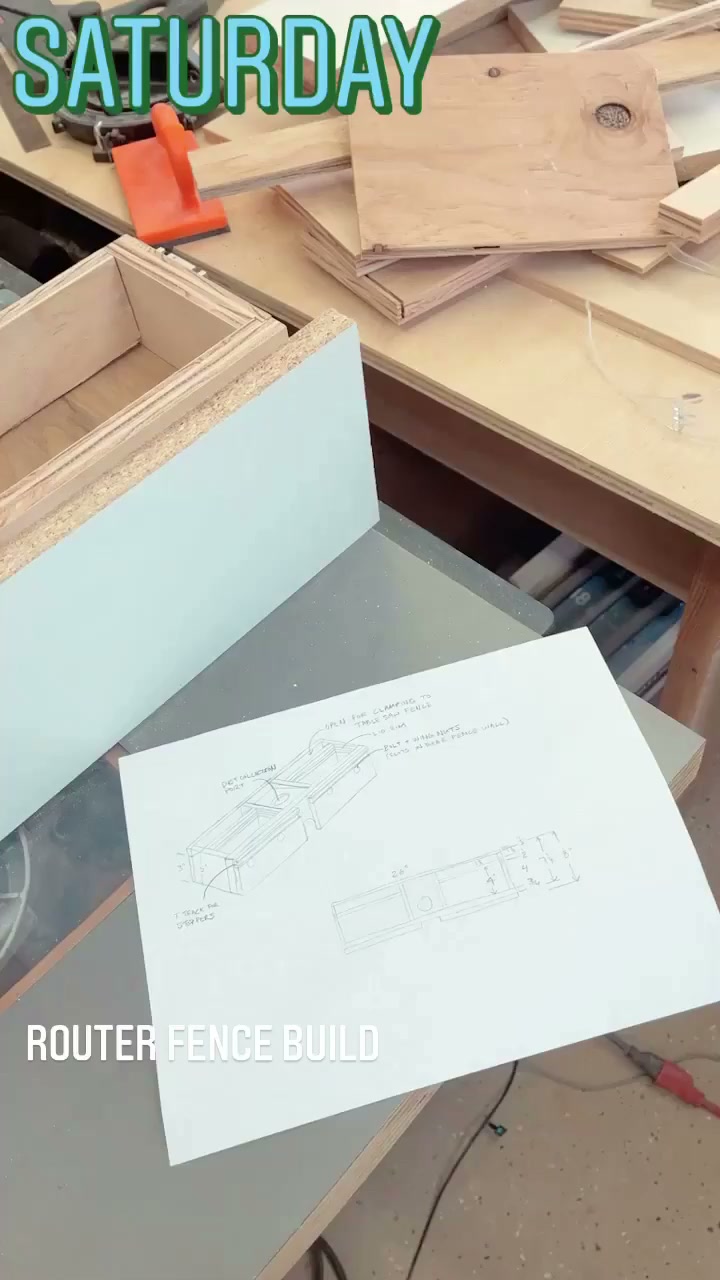 I built 90% of my router fence today 😲