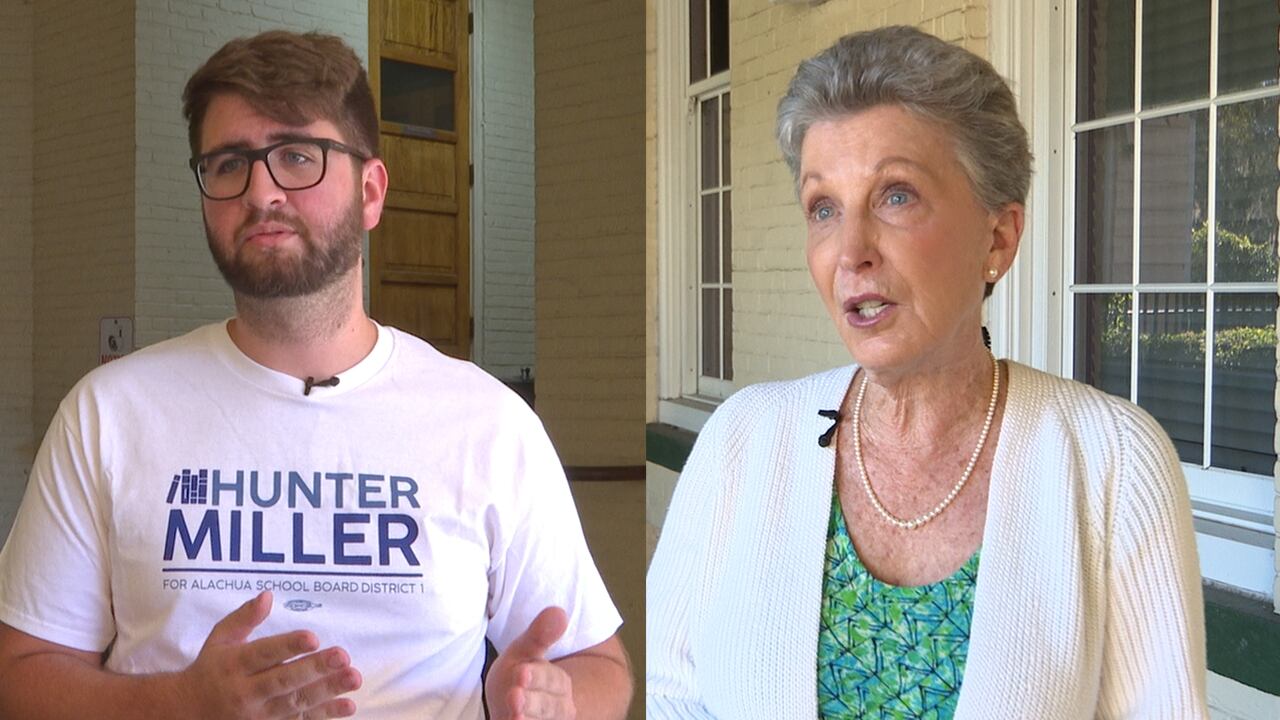 Miller, Plavac face off in Alachua County School Board runoff