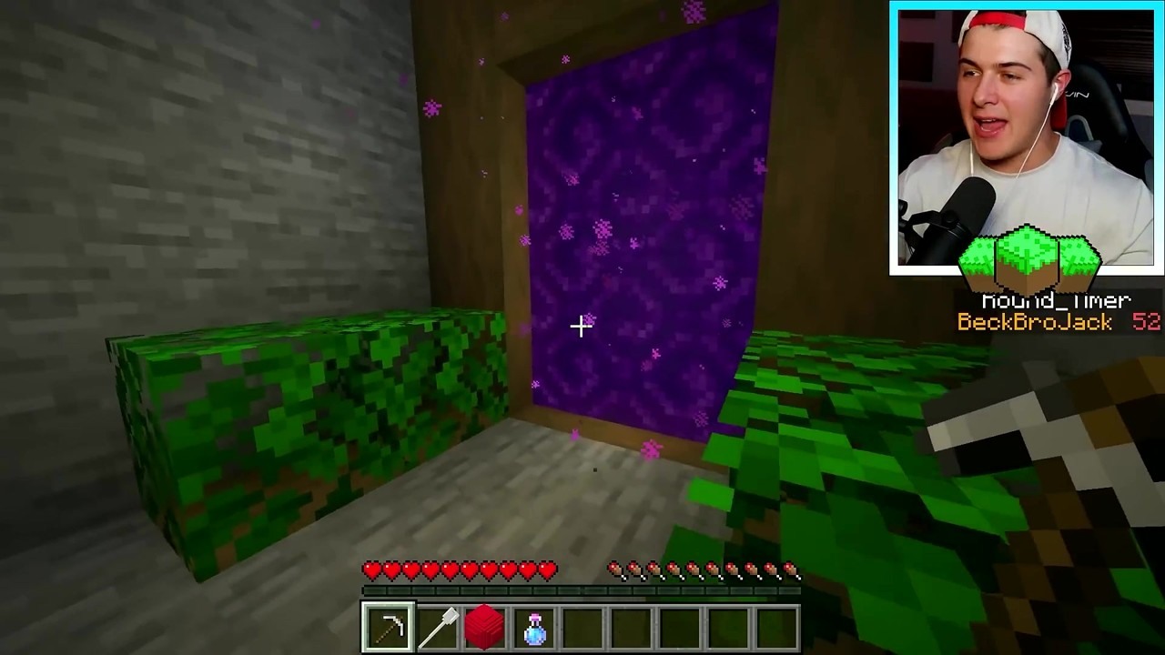 BeckBroJack builds an illegal Minecraft bunker for Dirt Boy to break into