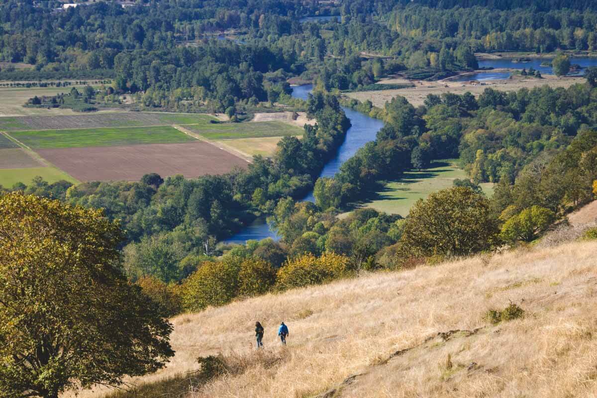 Mount Pisgah’s summit is only 1.4 miles up, and the Willamette Valley ...