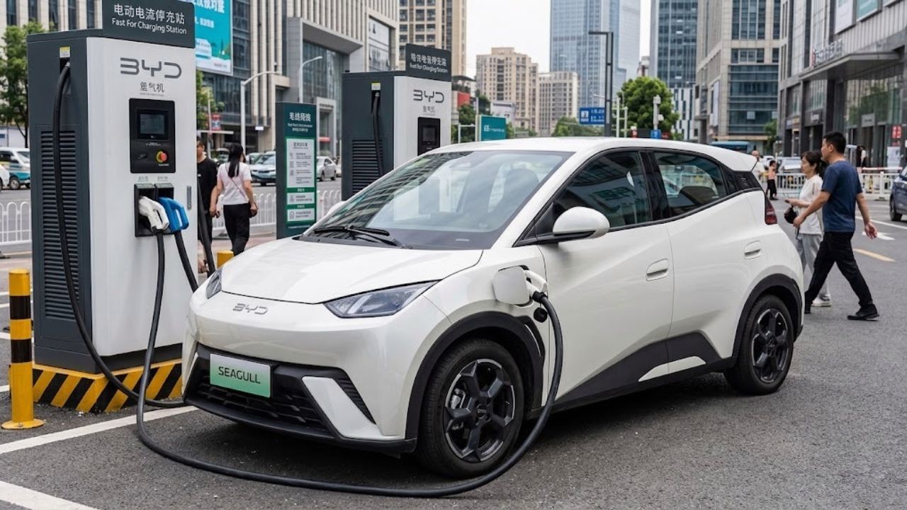 Massive EV shock: $9,500 car charges 10-70% in 5 minutes