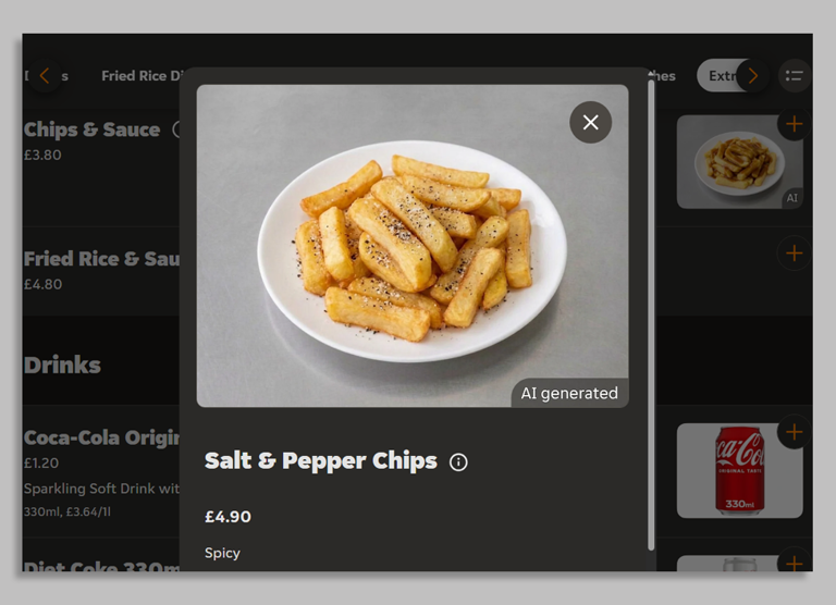 Just Eat apologises for AI food mistakes after social media ridicule