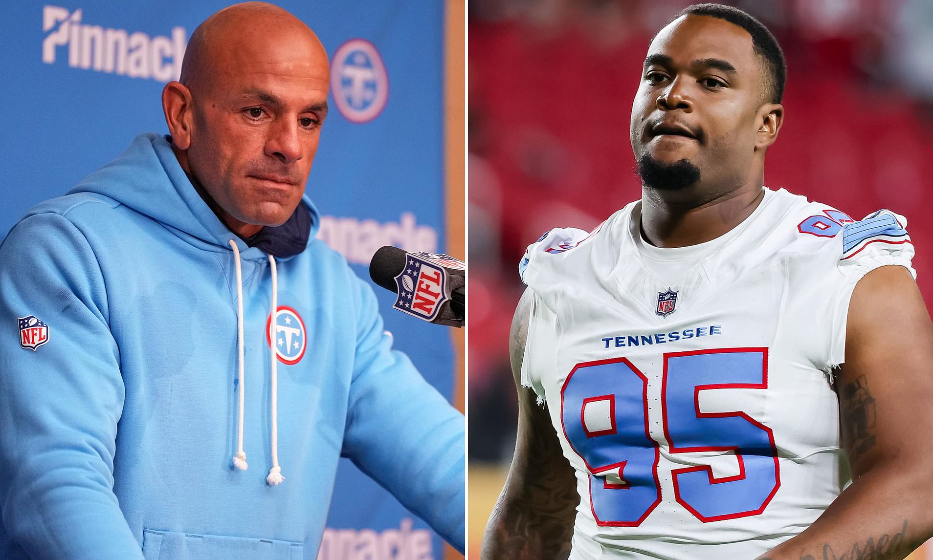 Titans coach Robert Saleh urges rival NFL teams to sign player who was ...