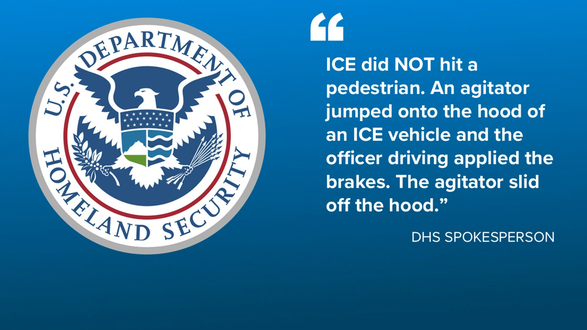 DHS responds after reported ICE vehicle collision in Woodland