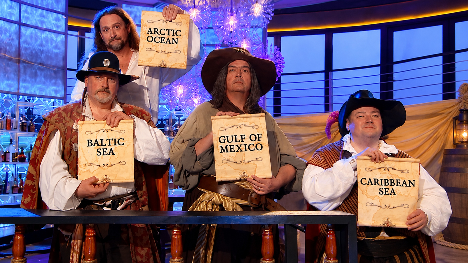 Singing pirates bring seven seas seafood challenge to Hell’s Kitchen