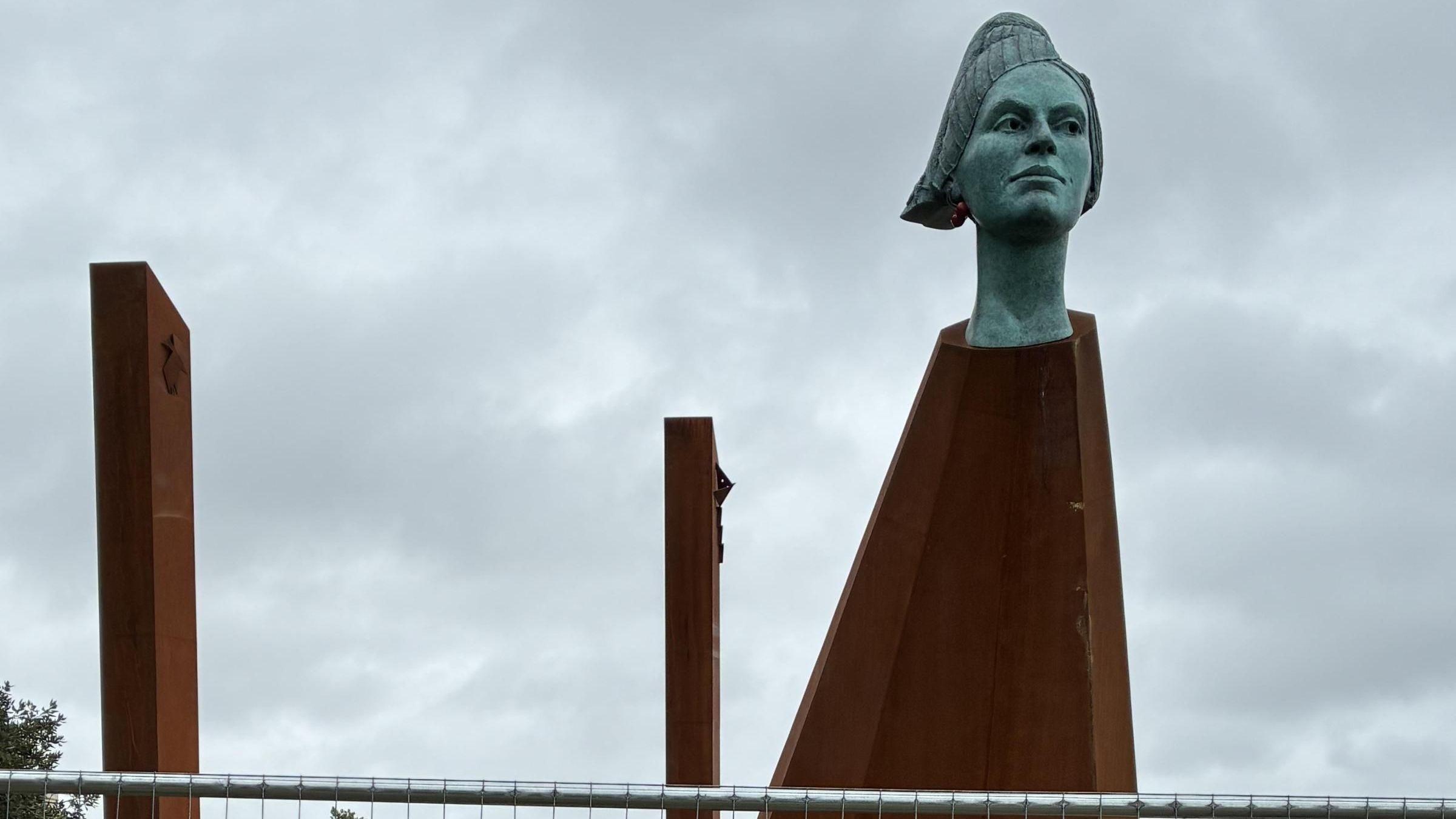 Council leader says cliff sculpture 'not my cup of tea'