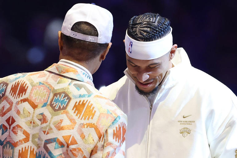 Josh Hart debuts braided hairstyle that looks like the Larry O’Brien ...